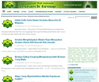 ASWJ-RG.com(Ahlussunnah Wal Jamaah Research Group) Screenshot
