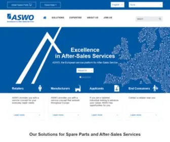 Aswoservice.be(ASWO Belgium) Screenshot