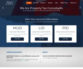 Aswtax.com(Assessments of the Southwest) Screenshot