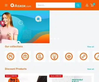 Asxox.com(Ecommerce) Screenshot