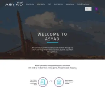 Asyad.om(Your Logistics Hub in MENA) Screenshot