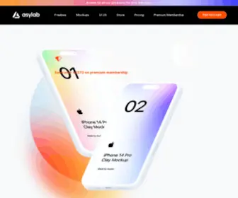 Asylab.com(Devices Mockups) Screenshot
