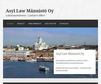 Asyllawmannisto.com(Oikeudellisia palveluita vuodesta 2011) Screenshot