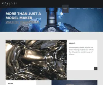 Asylumsfx.com(Special Effects Company for TV and Film) Screenshot