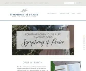 Asymphonyofpraise.com(Symphony of Praise) Screenshot