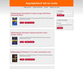 Asymptotesconseil.fr(Site en travaux) Screenshot