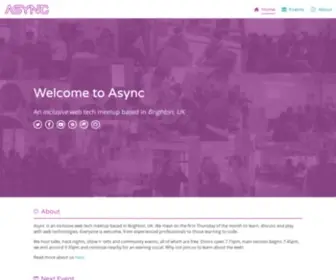 AsyncJS.com(Async) Screenshot