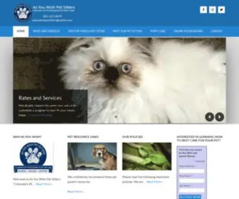 Asyouwishpetsitters.com(As You Wish Pet Sitters) Screenshot