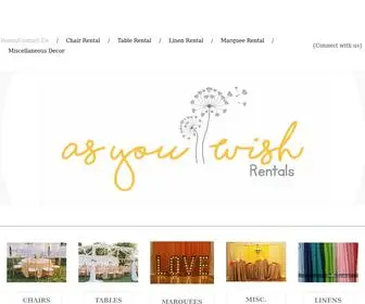 Asyouwishrentals.com(Blank Title) Screenshot