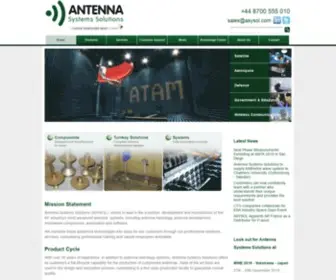 Asysol.com(Antenna Systems Solutions) Screenshot