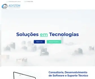 Asystem.com.br(Soluções) Screenshot