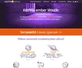 Asztropatika.hu(Titkok és tanácsok az Asztrológia világából) Screenshot