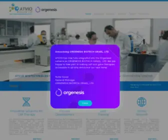 AT-Vio.com(ATVIO Biotechnology) Screenshot