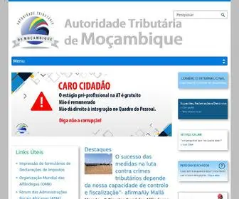 AT.gov.mz(Autoridade Tributária de Moçambique) Screenshot