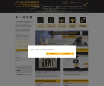 AT3W.com(Sistemas de protección contra el rayo) Screenshot