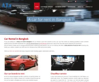 Ata-Carrental.com(ATa Car Rental Bangkok) Screenshot