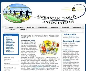 Ata-Tarot.com(The American Tarot Association Website) Screenshot