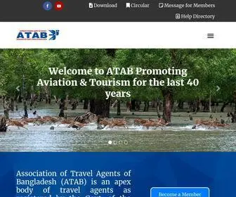 Atab.org.bd(ASSOCIATION OF TRAVEL AGENTS OF BANGLADESH) Screenshot