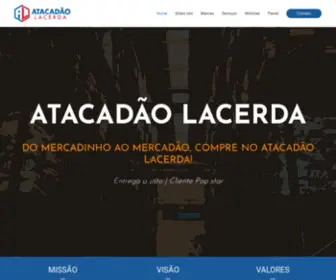 Atacadaolacerda.com.br(Atacadão Lacerda) Screenshot