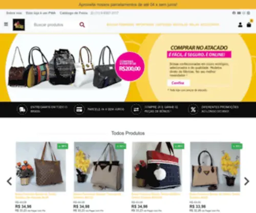 Atacadodebolsas.com.br(Bolsas Femininas Baratas para Revenda) Screenshot