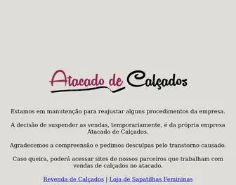 Atacadodecalcados.com.br(Atacado de calçados e sapato feminino direto das FÁBRICAS DE JAÚ sapatilha sandália peep) Screenshot