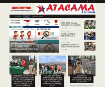 Atacamaenlinea.cl(Diario Independiente) Screenshot