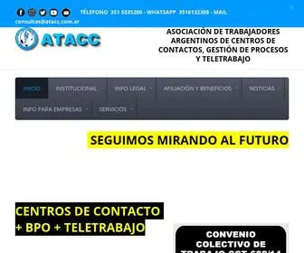 Atacc.com.ar(​sindicato de centros de contacto) Screenshot