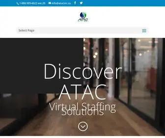 Atacinc.ca(Best Virtual Customer Service Company) Screenshot