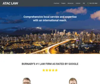 Ataclaw.ca(Construction lawyers) Screenshot