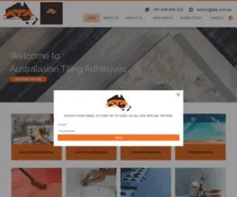 Ata.com.au(Australasian Tiling Adhesives Tiling Adhesives (ATA)) Screenshot