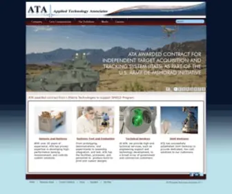 Atacorp.com(BlueHalo) Screenshot