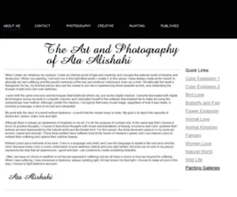 Atadesigner.com(The art of Ata Alishahi) Screenshot