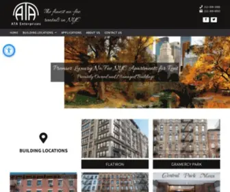 Ataenterprises.com(Luxury Apartments For Rent New York City) Screenshot