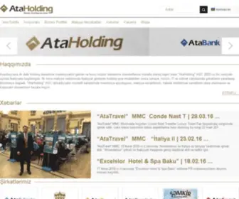 Ataholding.az(AtaHolding OJSC) Screenshot