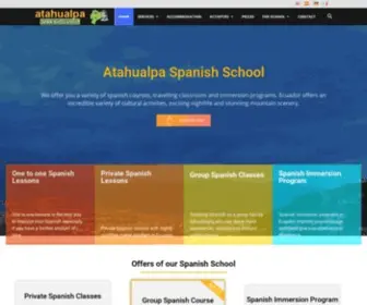 Atahualpa.com(▷▷ATAHUALPA Spanish School Quito ECUADOR) Screenshot