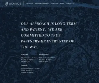 Atairos.com(Home) Screenshot