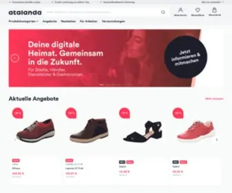 Atalanda.com(Der Online Marktplatz für regionale Produkte) Screenshot