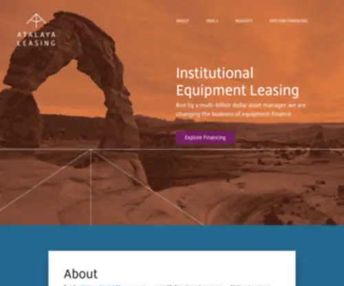 Atalayaleasing.com(Atalaya Leasing) Screenshot