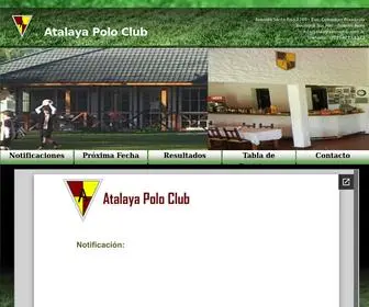 Atalayapoloclub.com.ar(Atalaya Polo Club) Screenshot