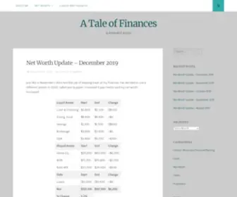 Ataleoffinances.com(A Finance Blog) Screenshot