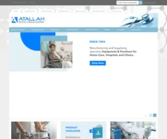 Atallahco.com(Atallah Hospital and Medical Equipment) Screenshot