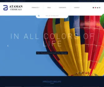 Atamanchemicals.com(Ataman Kimya) Screenshot