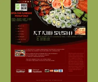 Atamisushi.com(Atami Sushi) Screenshot