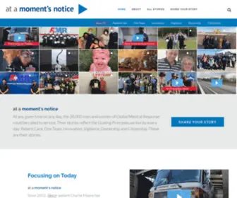 Atamomentsnotice.com(At a Moment&#039;s Notice) Screenshot