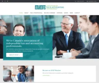 Atapcanada.org(Association of Tax & Accounting Professionals (ATAP)) Screenshot