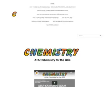 AtarchemistryQce.com(ATAR Chemistry for the QCE) Screenshot