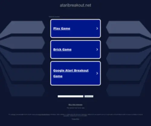 Ataribreakout.net(Ataribreakout) Screenshot