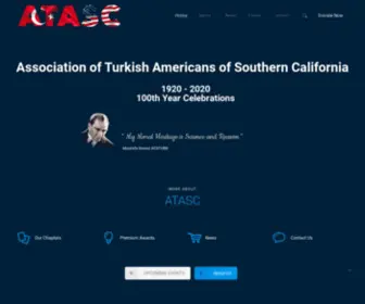 Atasc.org(Association of Turkish Americans of Southern California) Screenshot