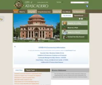 Atascadero.org(Atascadero) Screenshot