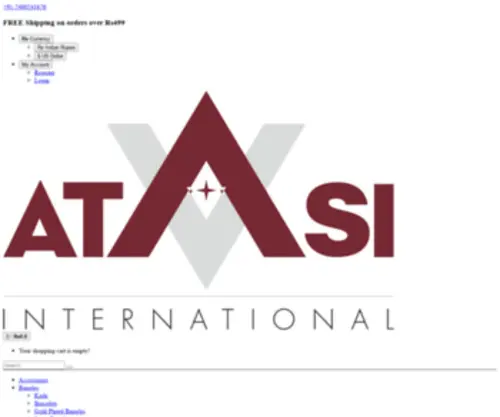 Atasionline.com(Atasi International) Screenshot